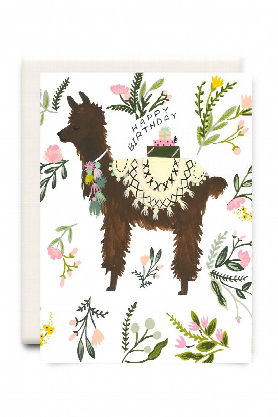 Llama Birthday Card 2
